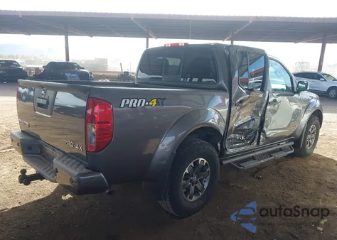 2018 Nissan Frontier Pro-4X из США, поврежденный, VIN 1N6AD0EV7JN707806